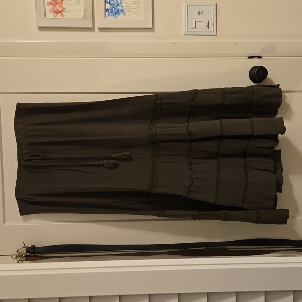 Tiered Maxi Skirt